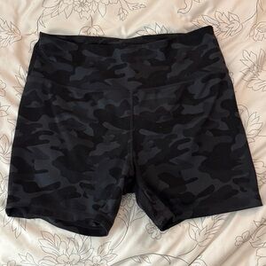 Black Camouflage Women's Shorts